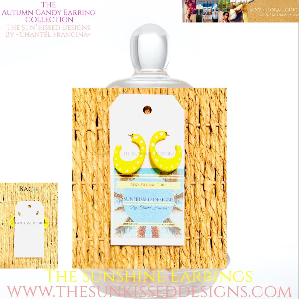 The Sun Shine Earrings by The Sun*Kissed Designs By ~Chantél Francina~